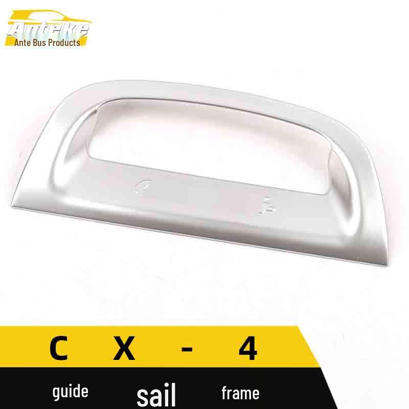 CX-4 Electroplated Dashboard Navigation Decorative Frame Sticker Car Accessory