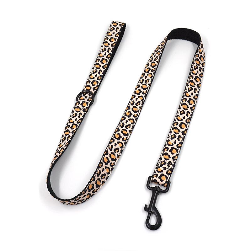 Black Buckle Dog Collar & Leash - Trendy Cross-border Pet Walking Set