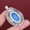 Owyhee Blue Opal Pendant 925 Sterling Silver Pendant Handmade Pendant Antique Jewelry Real Gemstone Pendant Wedding Gifts Birthstone Pendant