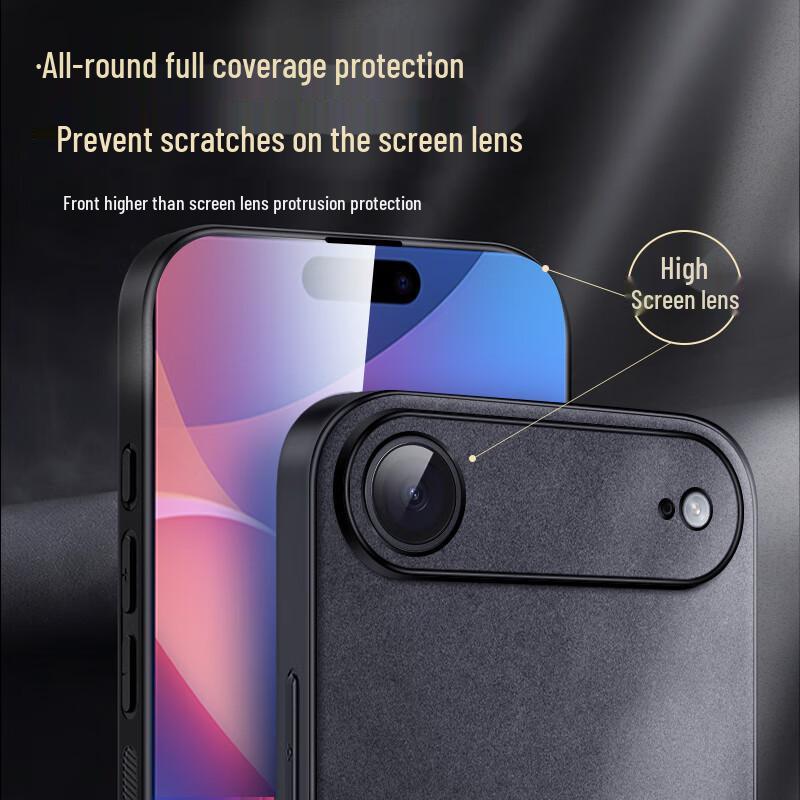 Shangsu Chinese Style Lambskin Feel Protective Phone Case for iPhone 17 Series