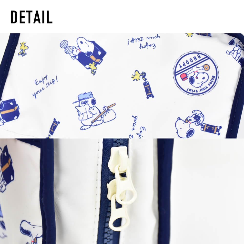 Große Tasche mit mehreren Fächern, Ideal für Snoopy, Reisen, SPMS-174
