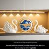 Swan Wine Rack Ornament - Elegant Display for Living Room or Dining Cabinet