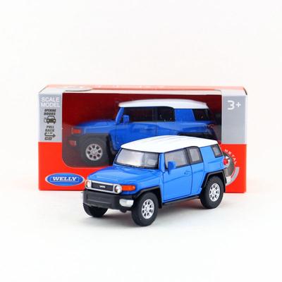 1/36 TOYOTA FJ Crusier Jouet Modèle De Voiture Pour Enfants Welly Moulé Sous Pression Tout-Terrain Miniature Véhicule Pull Back Collection Cadeau Pour Enfant Garçon