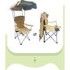 Outdoor folding sunshade chair leisure backrest with armrests fishing camping picnic director chair portable fishing chair