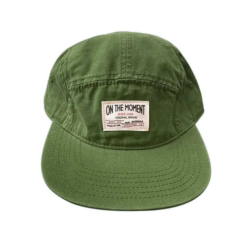 Retro Japanischer Stil Hip-Hop Hüte 5 Panel Dünne Flache Kappe Atmungsaktiv Schnelltrocknend Sonnenschutzhut Unisex