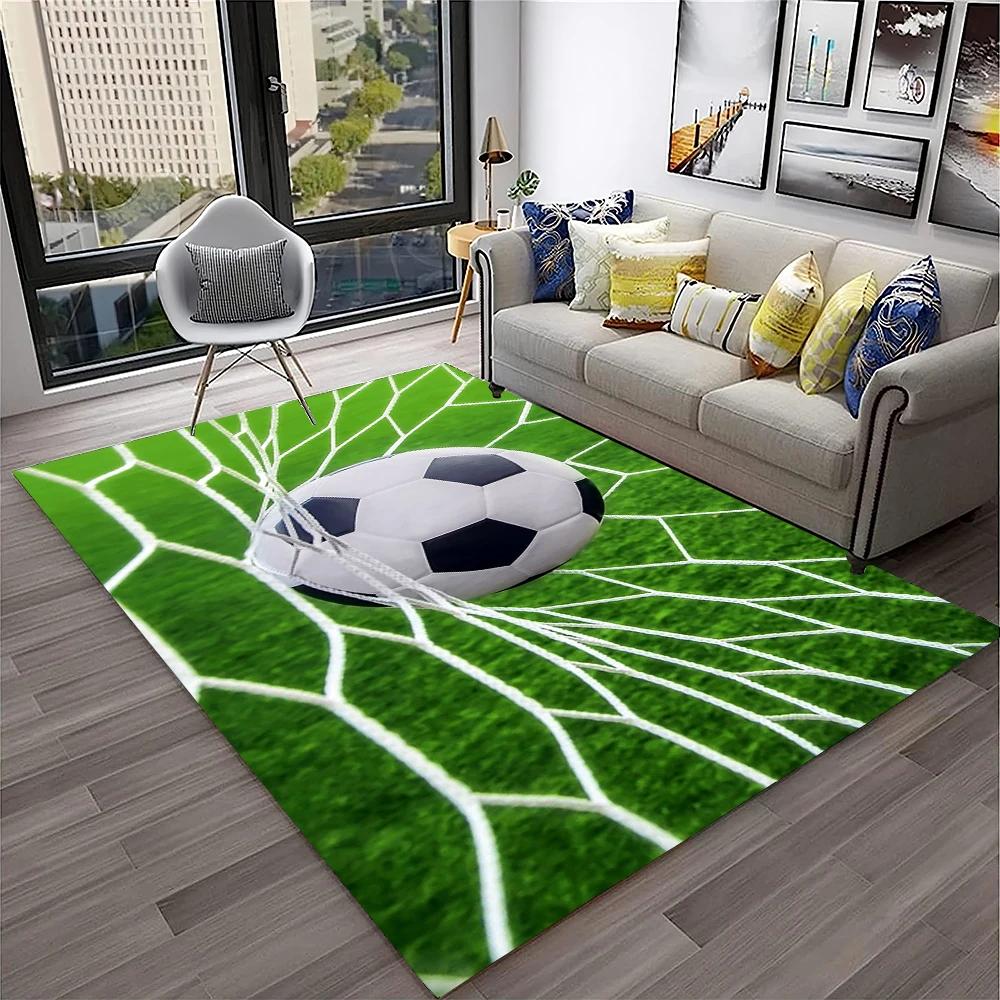 Dywanik dywan na boisko do piłki nożnej do domu salon sypialnia pokój zabaw sofa wycieraczka dekoracja, dywanik do strefy gier dla dzieci mata podłogowa antypoślizgowa