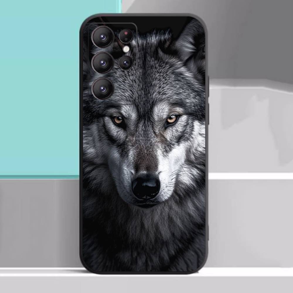 The Wolf Case For Samsung Galaxy Case S25 S23 S22 S21 S30 S20 S10 Ultra Plus FE TPU Soft Cover