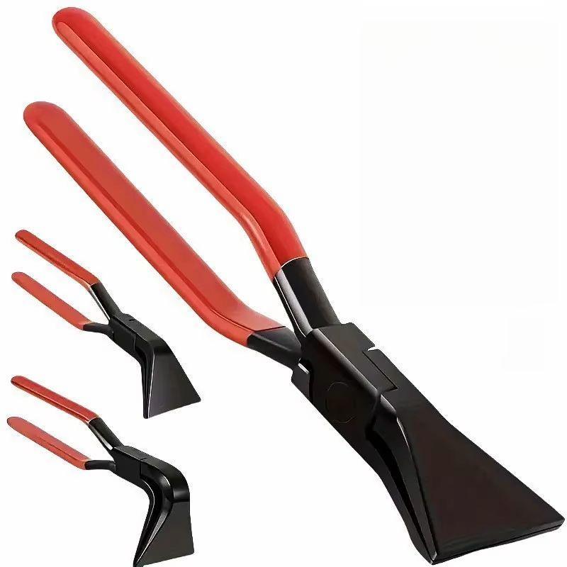 Universal Hand Seamer Sheet Metal Bending Pliers 45° 90° Straight Jaw for Roofing HVAC Auto Body Repair Metalworking Tool
