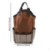 Gardening Tool Tote Bag Garden Tools Pouch with Multi Pockets Wear Resistant Storage Organizer