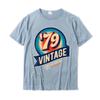 1979 Vintage 41st Birthday Retro Graphic T-Shirt T Shirt T Shirt Retro Cotton Camisa Casual Men's