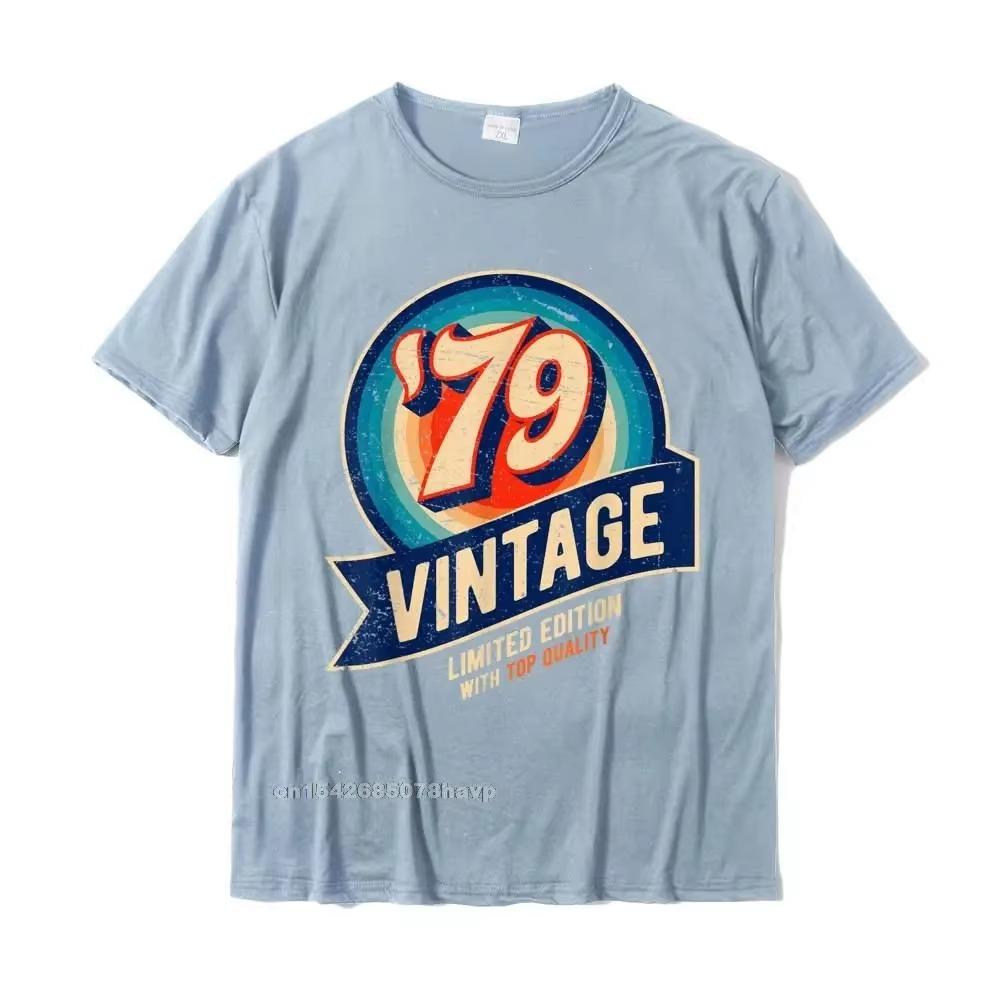 1979 Vintage 41st Birthday Retro Graphic T-Shirt T Shirt T Shirt Retro Cotton Camisa Casual Men's