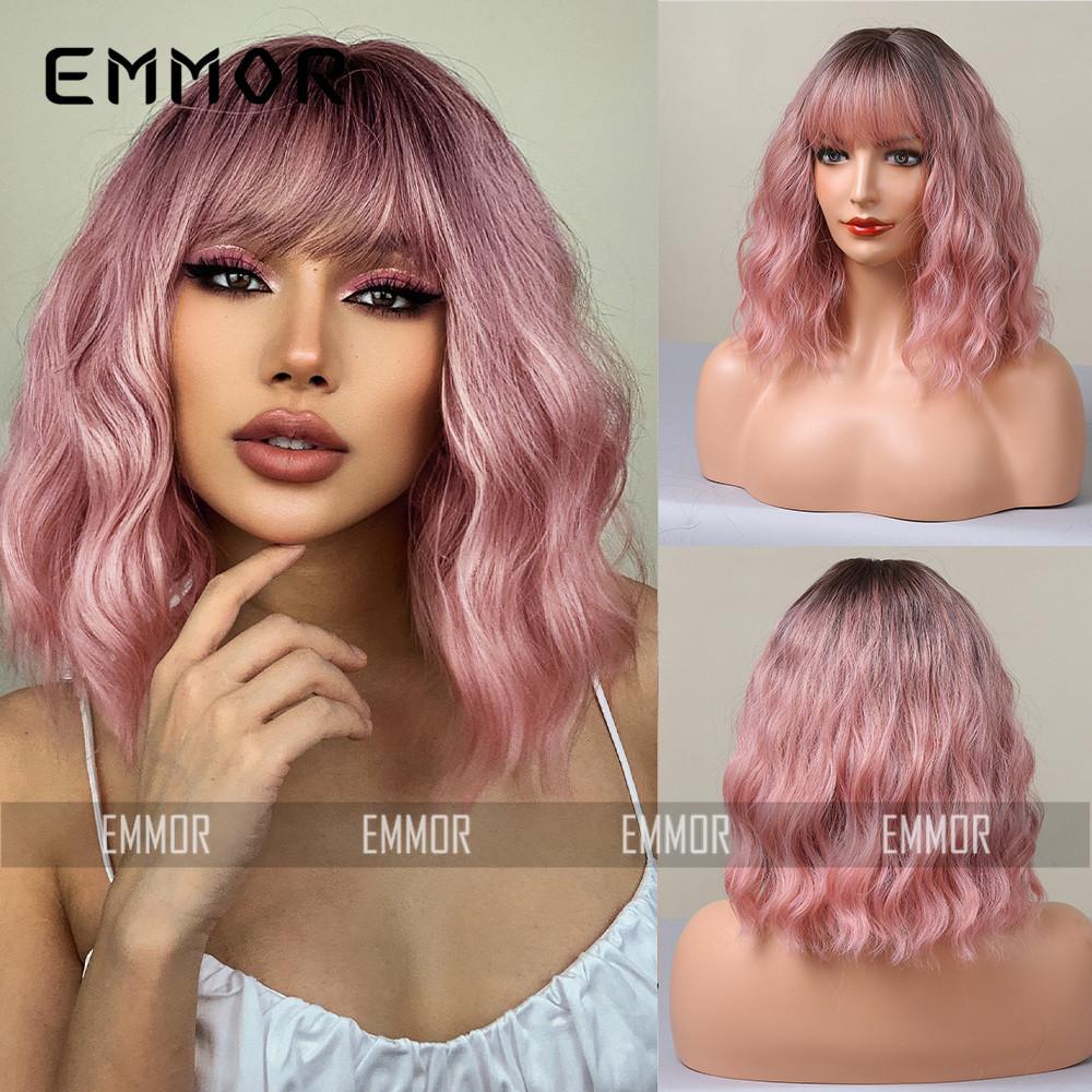 Wig Female Cute Wind Blonde Bobo Head Short Curly Hair Matte High Temperature Silk Full Head