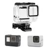 Boîtier étanche avec accessoires de support Boîtier de plongée sous-marine Coque Argent et Blanc pour Gopro Hero 7 Accessoires pour Caméra de Sport
