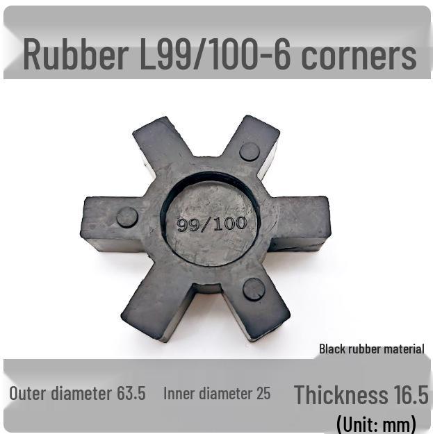 L-Shaped Hexagonal Rubber Shock Absorber Pad