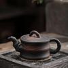 Jianshui Purple Pottery Bamboo Teapot Hand Painted Antique Relief Teapot Household Teapot Kungfu Tea Set Kettle
