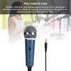 With U Shaped 3.5mm Adapter Wired Condenser Microphone Karaoke Microphone  Audio Recording