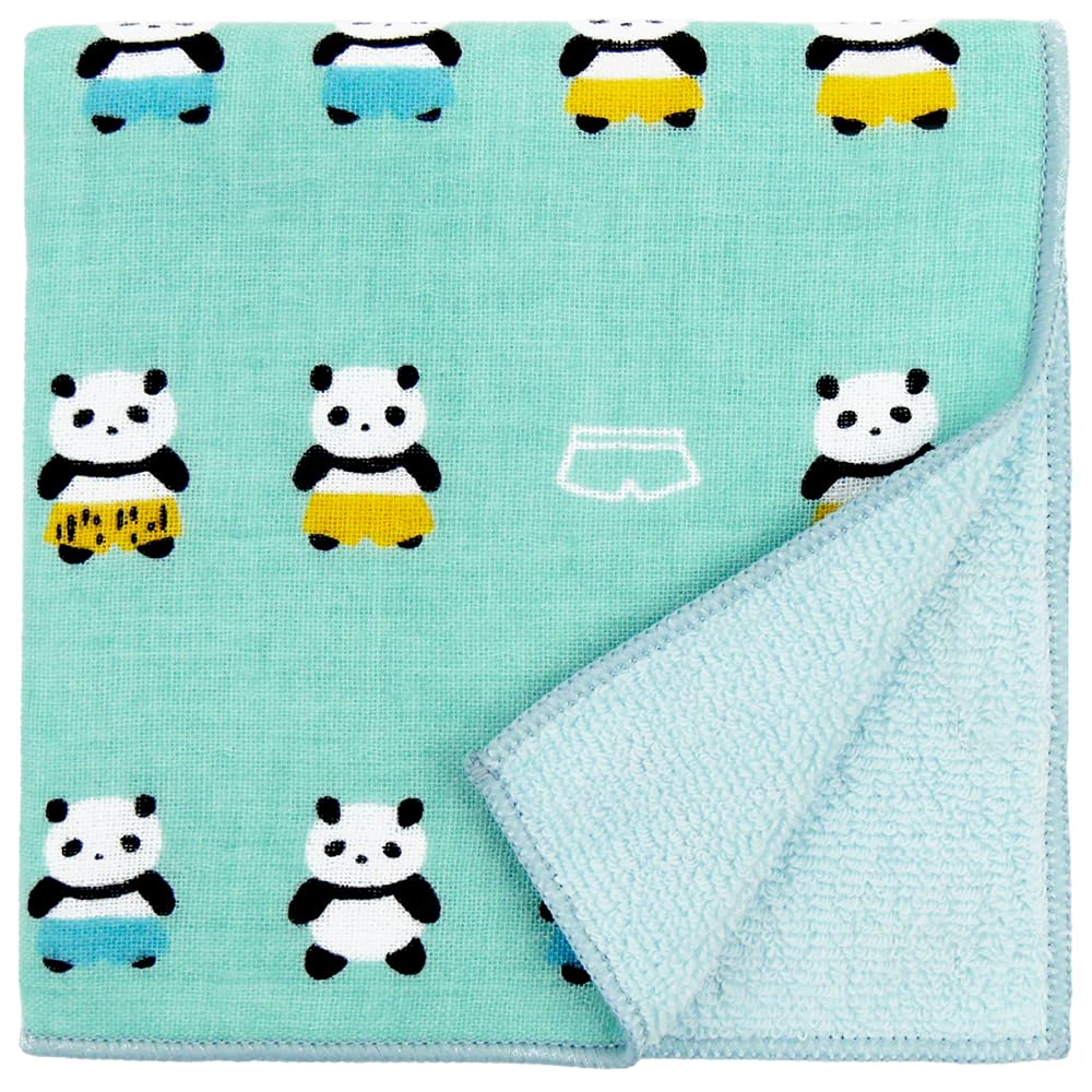 Hamamonyo Japanese Towel Panda Pants Semi-Wash (Towel Handkerchief) синий