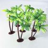Tree Palm Trees Mini Decor Landscape Artificial Model Miniature Bonsai Tank Fish Scenery Decoration Aquarium Cake Topper Plant