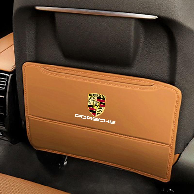 Covoraș de Protecție Spătar Scaun Auto Previne Murdărirea Tampoane Anti-Lovire Pentru Porsche Cayenne Panamera Macan 911 718 928 Taycan Cayman 918 Pajun