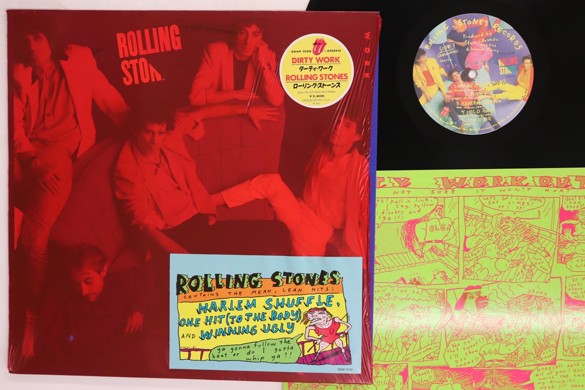 

LP Record ROLLING STONES Dirty Work 28AP3150 ROLLING STONES 1986 Japan Rock Used