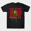 Men Black Print T-shirt If It Bleeds We Can Kill It Quote No-Cut Transfer Paper Print Cotton Tshirt