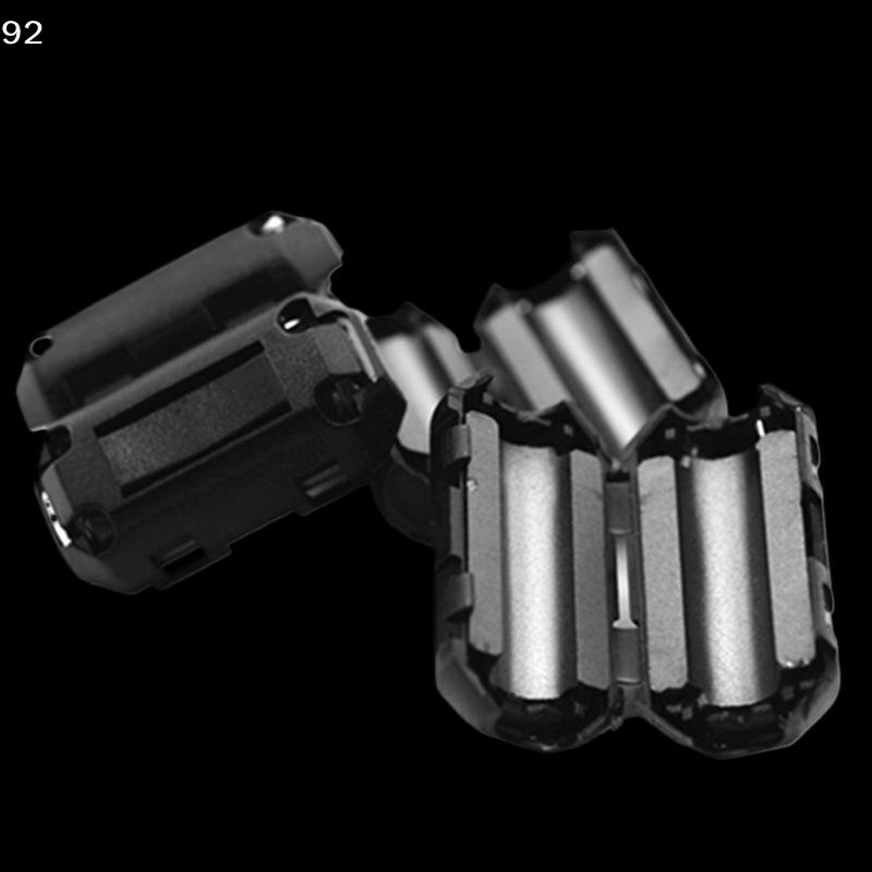 Quality Ferrite Bead Core Noise Suppressor Clip-on Set for USB Audio Video Cable RFI EMI Filtering