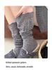 Women's Retro Ballet Wool Socks - Autumn & Winter, Long Calf-Length, Hollow Out, Korean Style Leg Warmers
