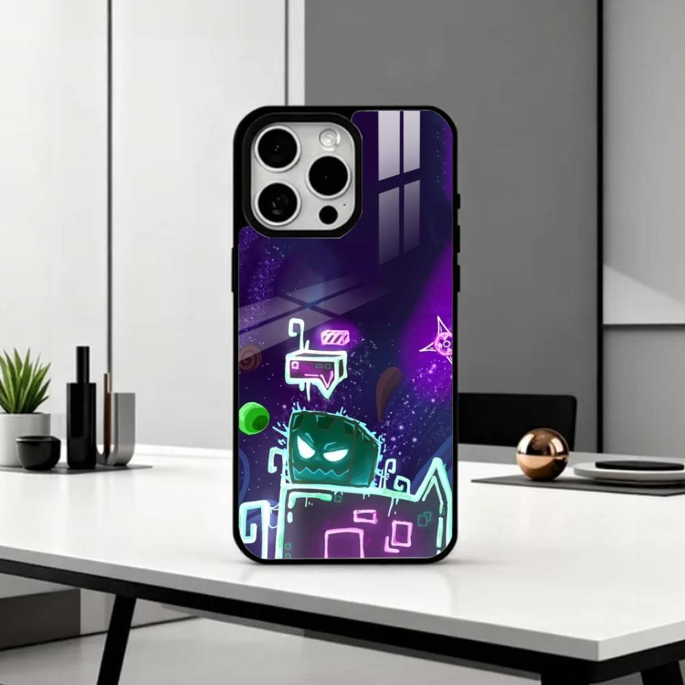 

cool G-Geometry D-Dash Game Phone Case For iPhone17,16,15,14,13,12,11 Plus,Pro Max Magnetic For Magsafe Wireless Charging iPhone15