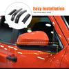 ABS Carbon Fiber Rearview Side Mirror Trim Cover Strip For Toyota Tacoma 2024+