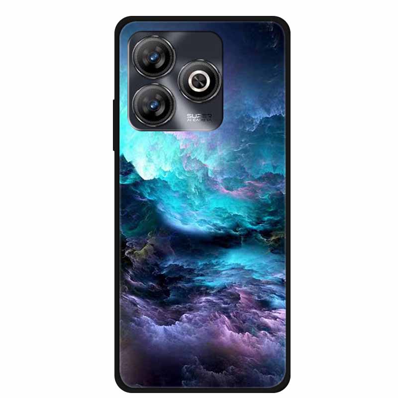 Phone Case For ZTE Blade A75 4G Back Cover Case Shockproof Black Silicone Soft Funda For ZTE Blade A75 4G Case A 75 6.6" Coque