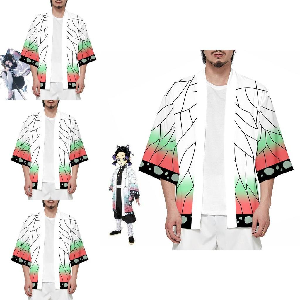 Stylish Demon Slayer Kimetsu No Yaiba Kochou Shinobu Cosplay Loose Haori Coat Tops For All Occasions