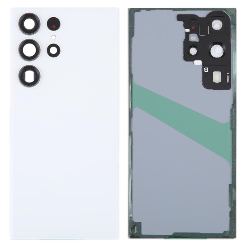 For Samsung Galaxy S23 Ultra S918 Battery Housing with Adhesive Sticker+Camera Lens Cover