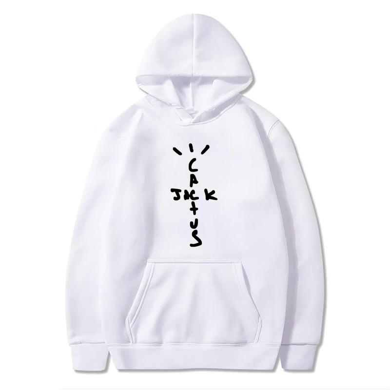 Hip Hop Plus Size Hoodie Cactus Jack Swag Print Funny Women Men Hooded Sweatshirts Casual Pullover Unisex Casual Streetwear