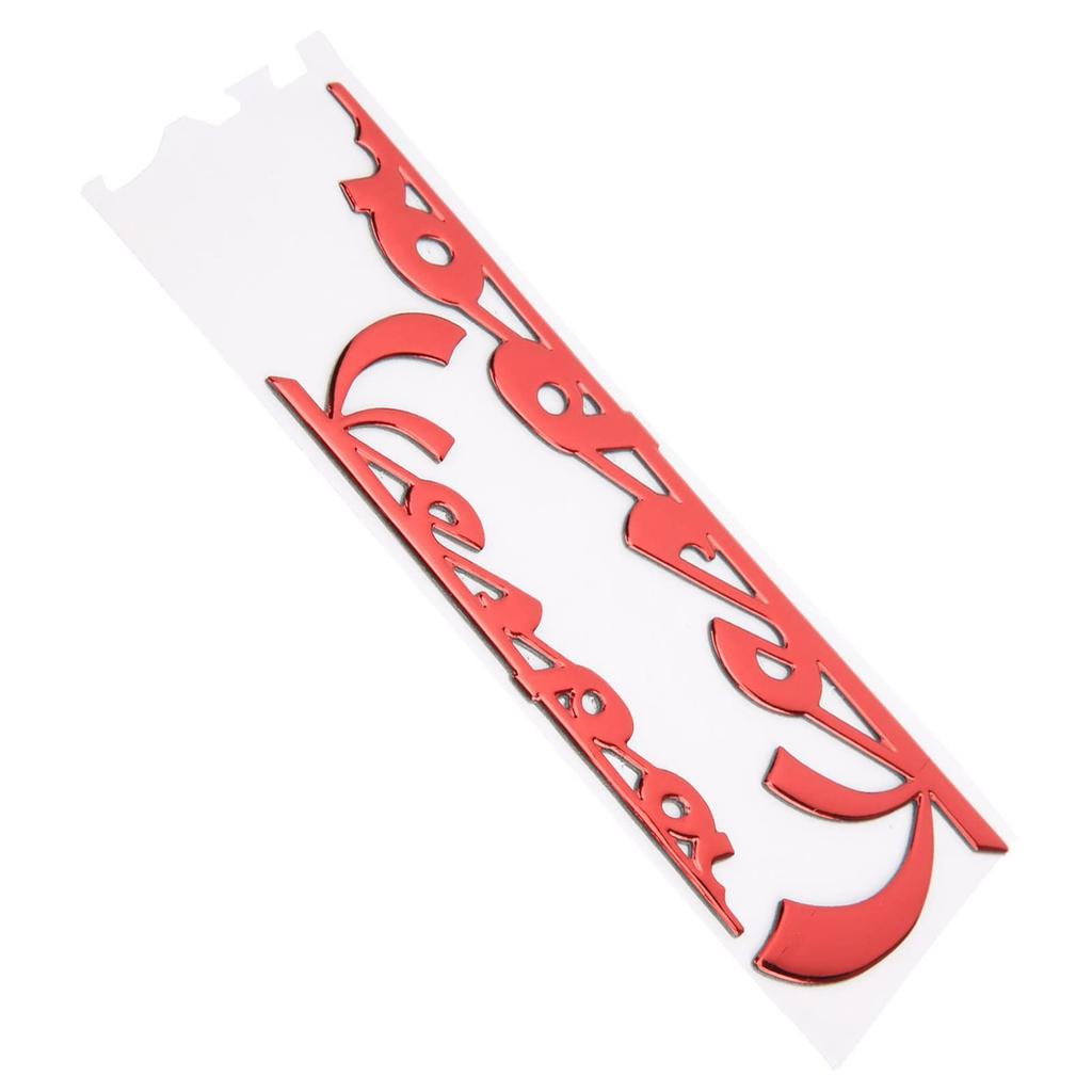 Sticker, Emblem Sticker Vespa 3D Decal GTS300 LX125 LX150 IE Sprint Primavera 300 LX LXV Super (Red)