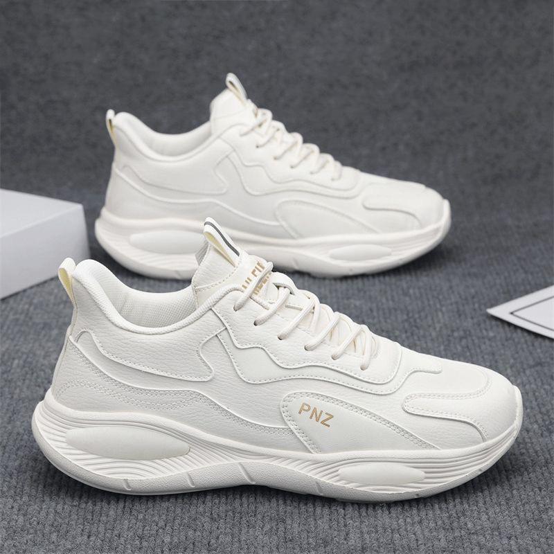 Men's shoes breathable little white shoes men's platform sports shoes casual running dad shoes