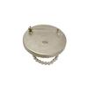 CHANEL Bag accessories feminist Brooch Pin batch metal white Women Storage box Used