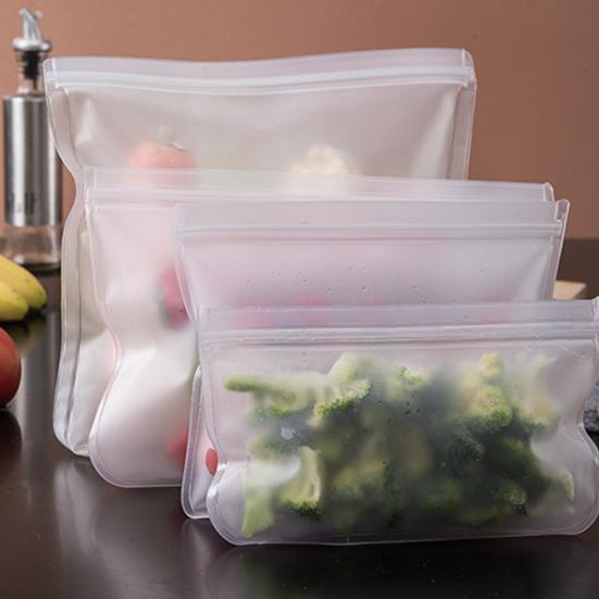 Sealed Bag Eco-friendly Translucent EVA Airtight Preservation Food Container for Home