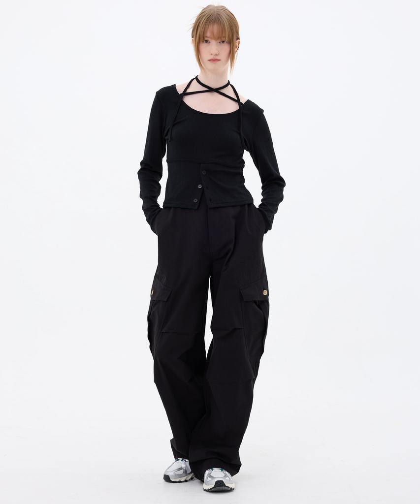 Alikim Luna Wide Pants / Black