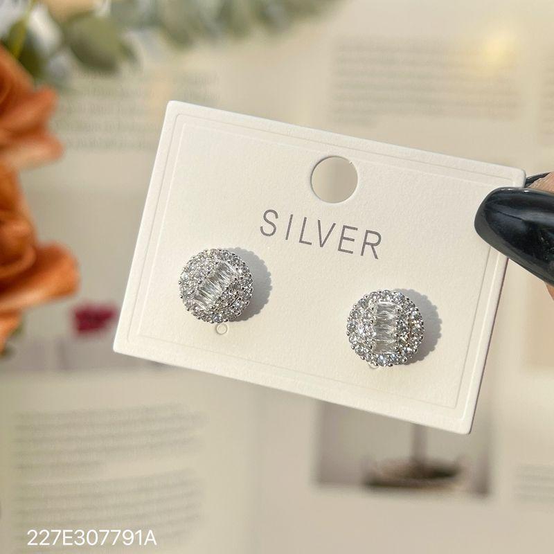 

Круглые серьги Elberry из серебра S925 с кругами, женские нишевые серьги Advanced Sensential