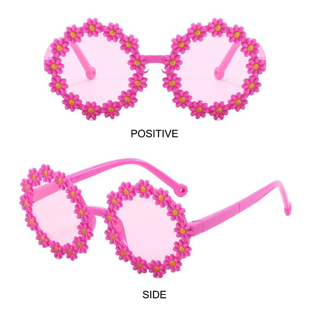 UV 400 Protection Children's Round Flower Sunglasses Ocean Lens Daisy Eyewear