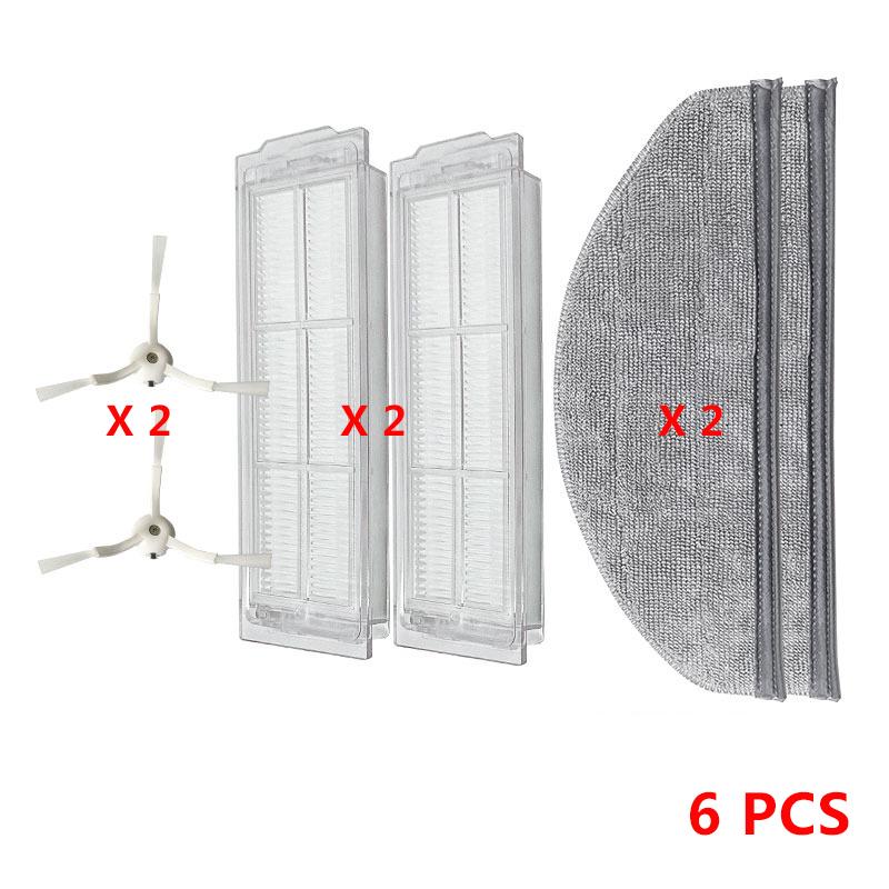 For Xiaomi Mijia MJSTP Vacuum Cleaner Replacement Spare Accessories Main Side Brush Hepa Filter Dustbin Mop Cloth