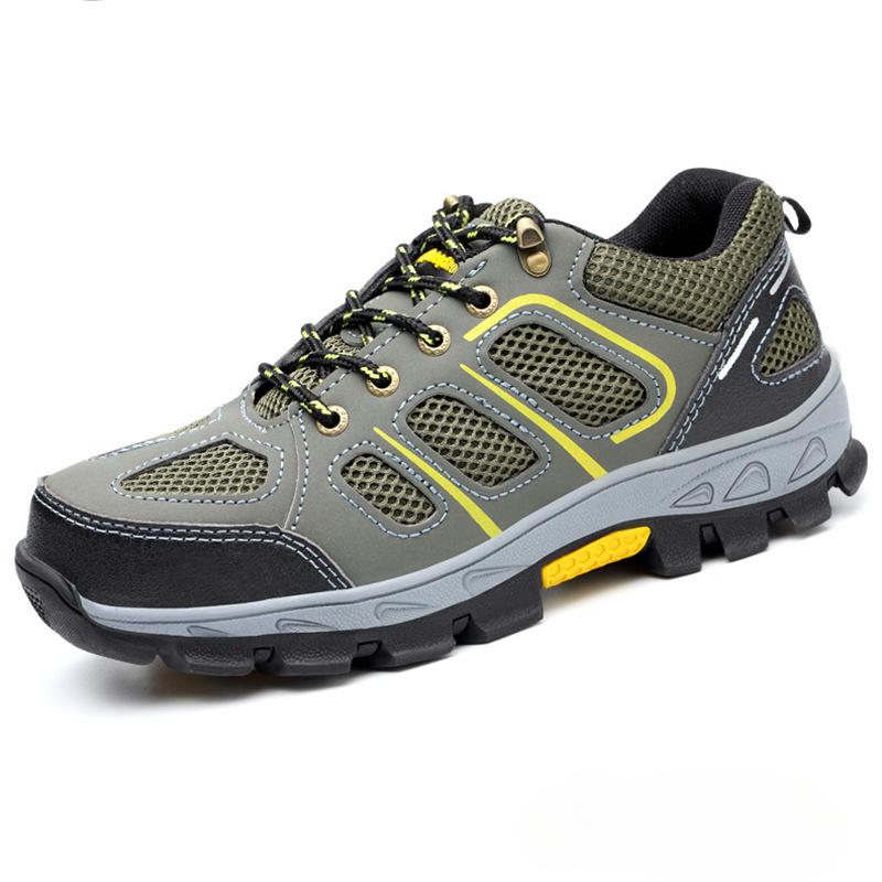 Labor Insurance Shoes Men's Anti-smashing and Anti-piercing Steel Baotou Wear-resistant Safety Shoes