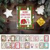Christmas Gift Card Book 10-Sheet Book Holds 18 Cards Xmas Themed Gift Card Holder Holiday Gift for Older Kids Teens