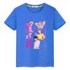 T Shirt for Kids Boy 10year Saja Boys  Print 100%Cotton Cute Tops Y2k  Anime Short Kpop Demon Hunters Kawaii Tees Girls Clothes