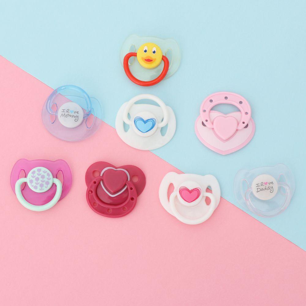 Süße Babypuppe Magnet Schnuller Simulationsflasche Schnuller Neue Reborn Baby Puppen Zubehör Schnuller für Puppen DIY Kinderspielzeug
