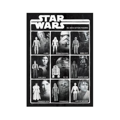 Malý plakát se samolepkou s figurkou Star Wars