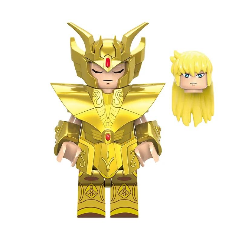 Golden 12 Zodiac Signs Building Blocks