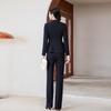 Women's Round Neck Professional Suit Set