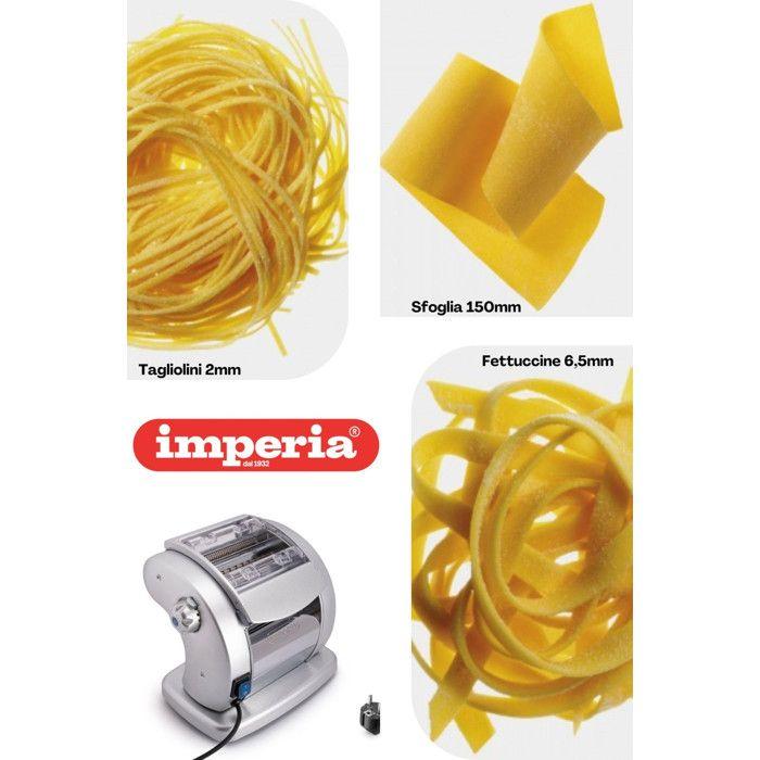 Electric Pasta Machine - Imperia - Pastapresto Classic Line - 150mm Width - 3 Pasta Shapes