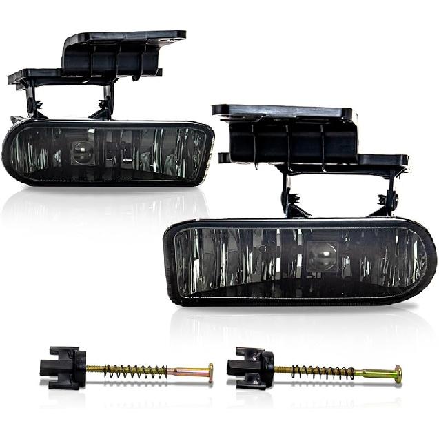 VPIMOZO Fog Lights Clear Lens Compatible With 2007 2008 2009 2010 2011 2012 2013 2014 Chevy Silverado 07-13 Avalanche/Suburban 07-15 Tahoe 2015